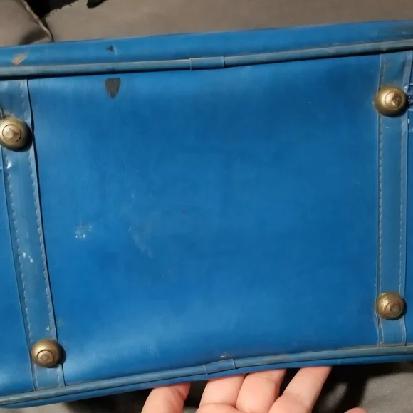 Blue Vintage Bowling Bag - Picture 6 of 11